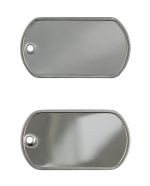 Mini Dog Tag, Dull or Shiny Finish